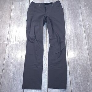 Arc'teryx Creston AR Pants Womens 2 Black Softshell Hiking Outdoor Trousers